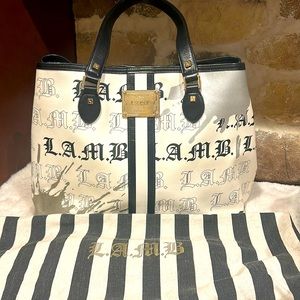 L.A.M.B. Gwen Stefani RARE purse tote EUC